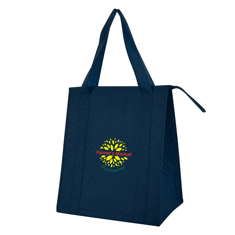 Dimples Non-Woven Cooler Tote Bag — view 11