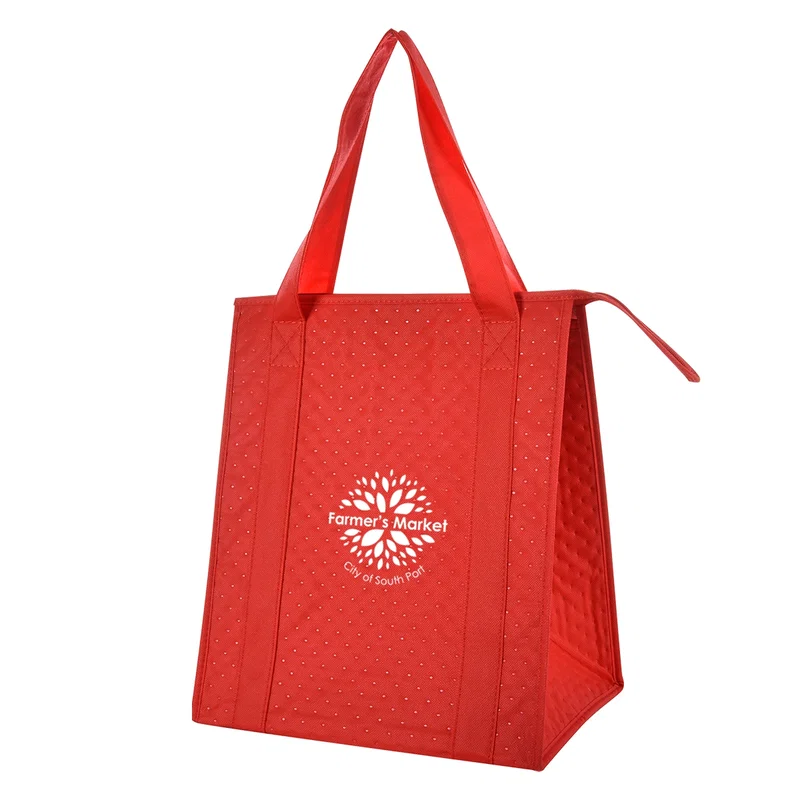 Dimples Non-Woven Cooler Tote Bag — view 7