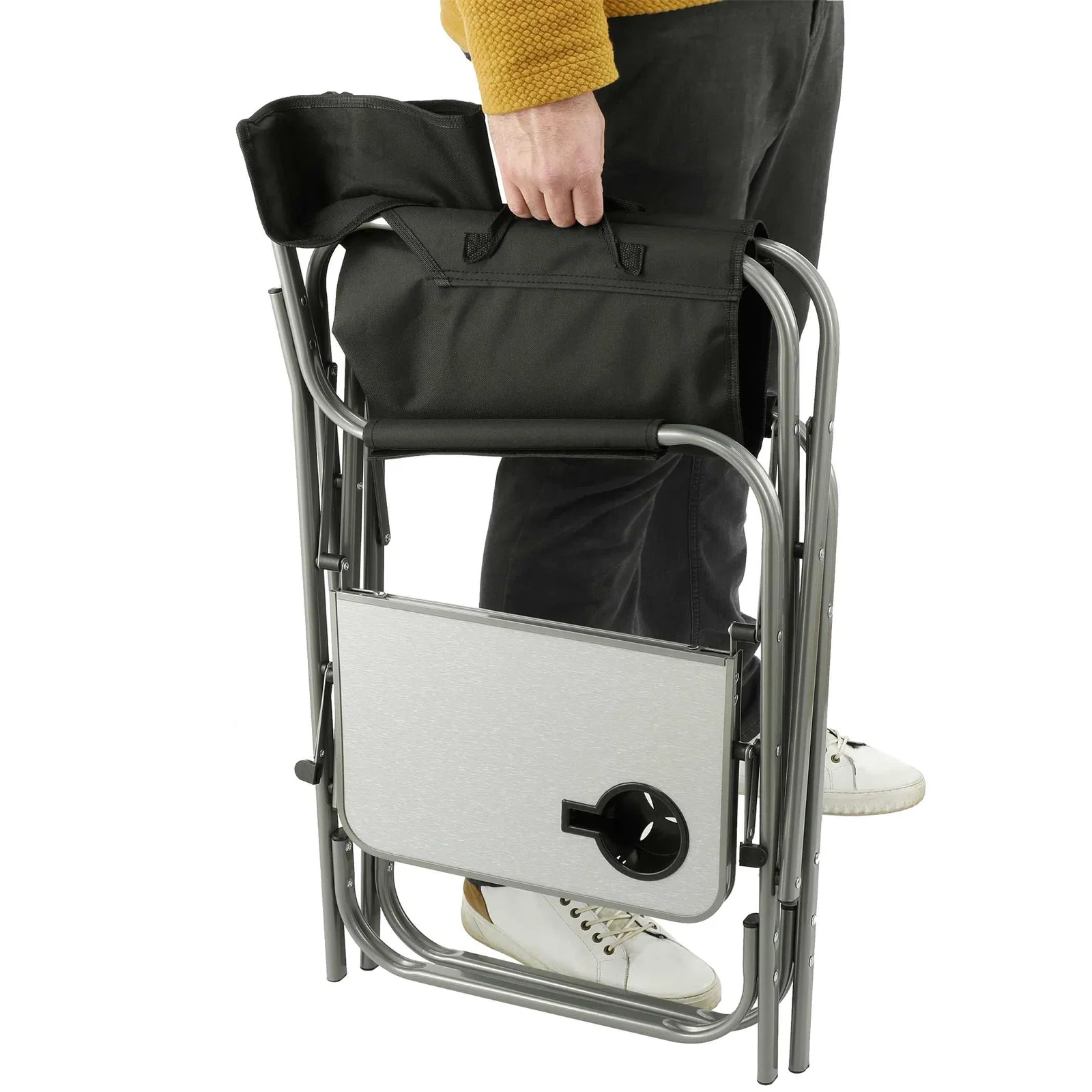 Custom Branded Director's Chair with Side Table - 300lb Capacity — view 8