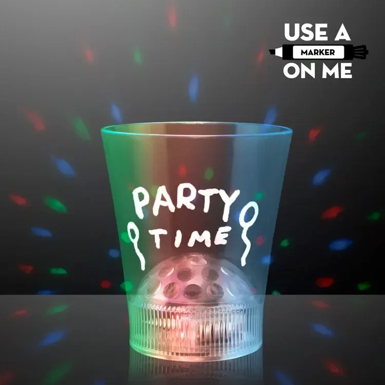 Disco Ball Light Projecting LED Cup — view 5