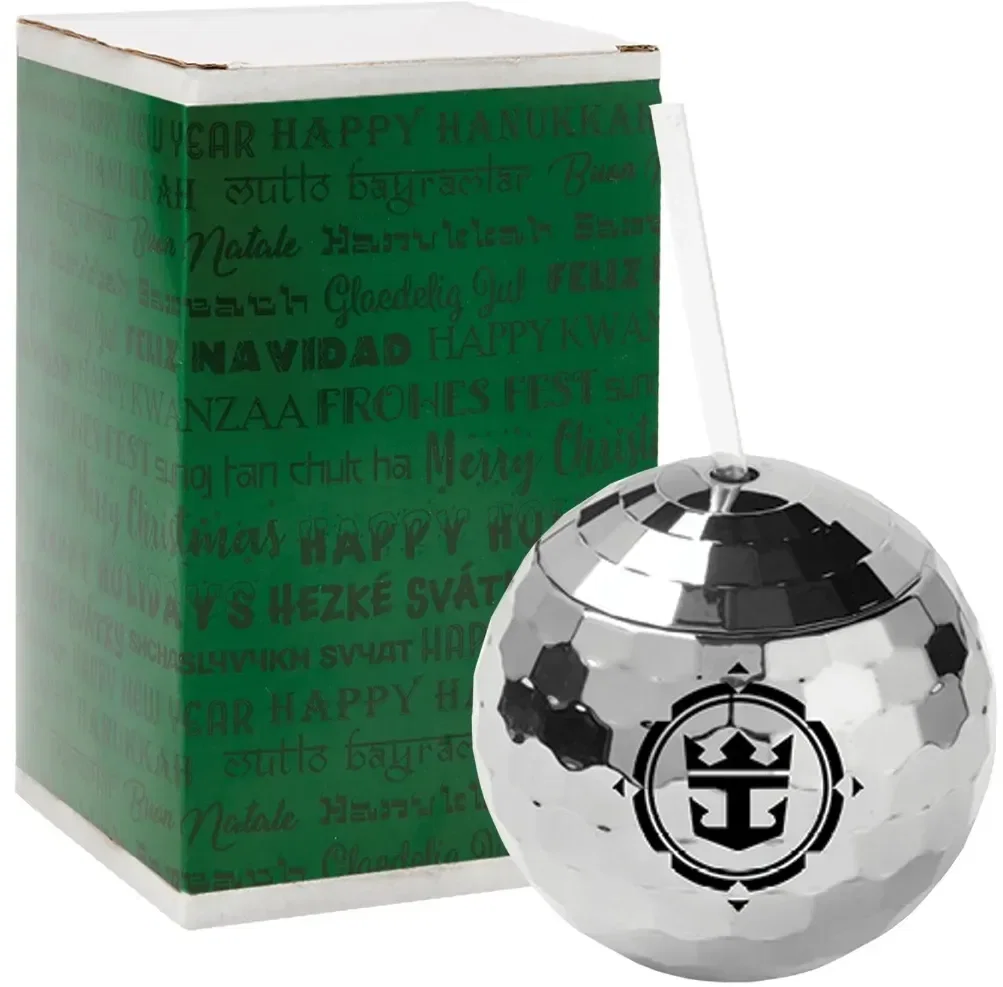 Disco Ball Tumbler with Straw — view 2