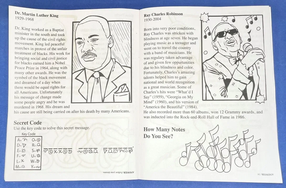 Discovering African American History Coloring Book — view 2