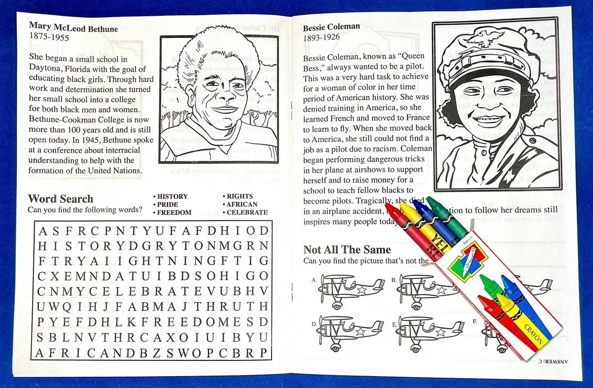 Discovering African American History Coloring Book — view 3