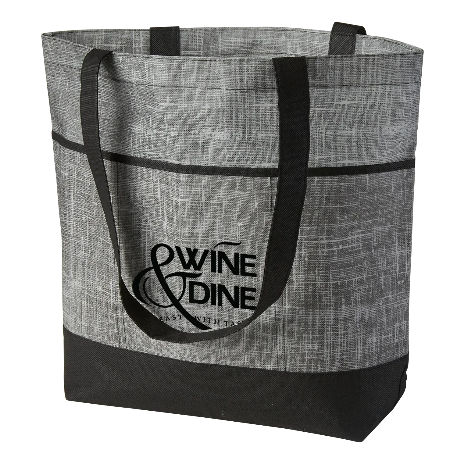 Custom Denim Look Non-Woven Tote