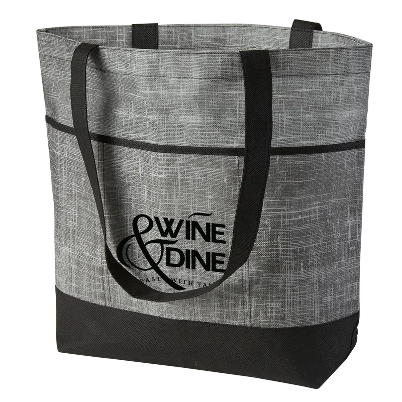 Custom Denim Look Non-Woven Tote
