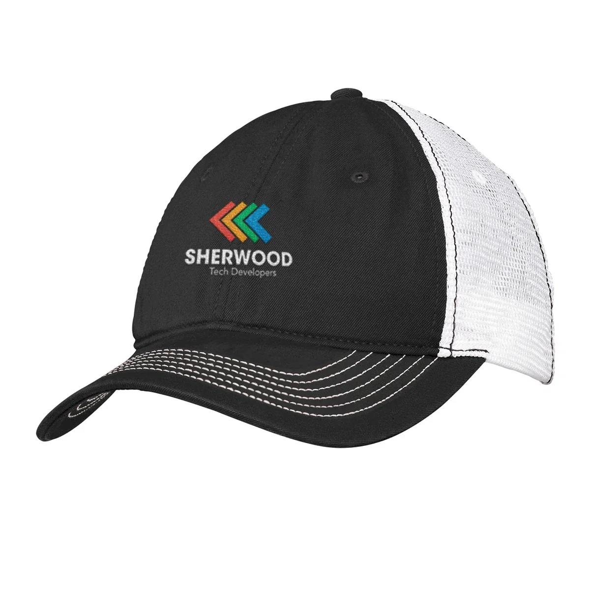 Front panel offers clear space for a logo