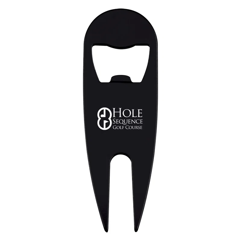 Divot Tool With Bottle Opener — view 3