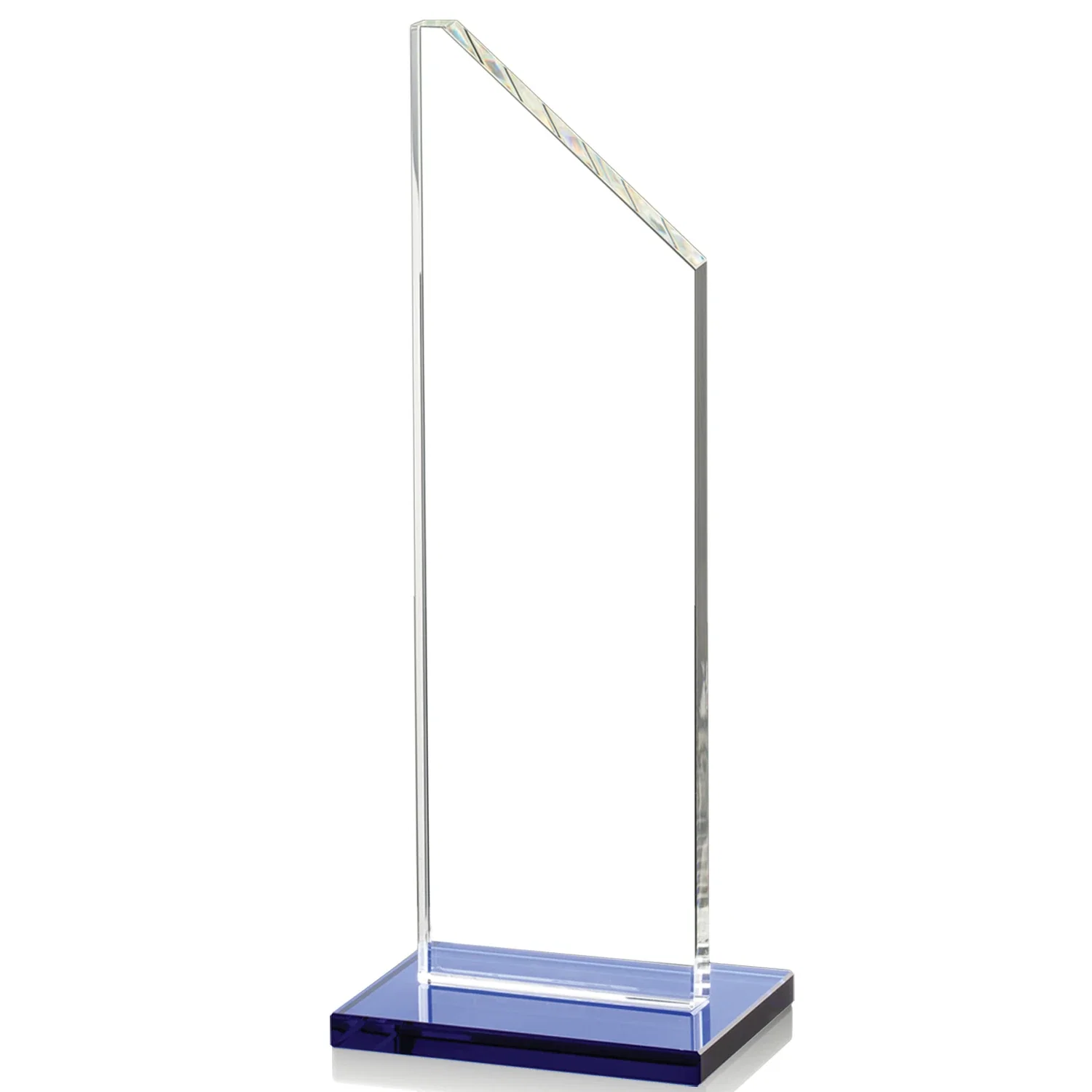 Branded Starfire Crystal Peak Award on White Crystal Base, awards for dealer and partner awards