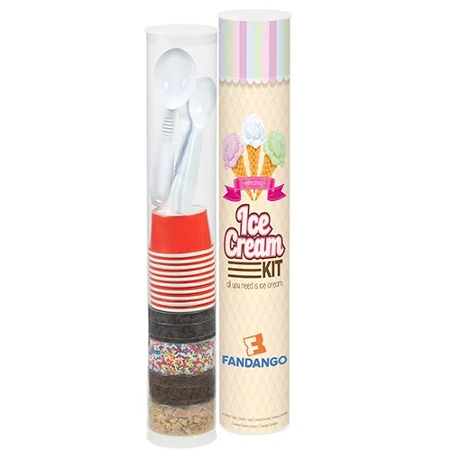 DIY Ice Cream Sundae Kit in a Tube