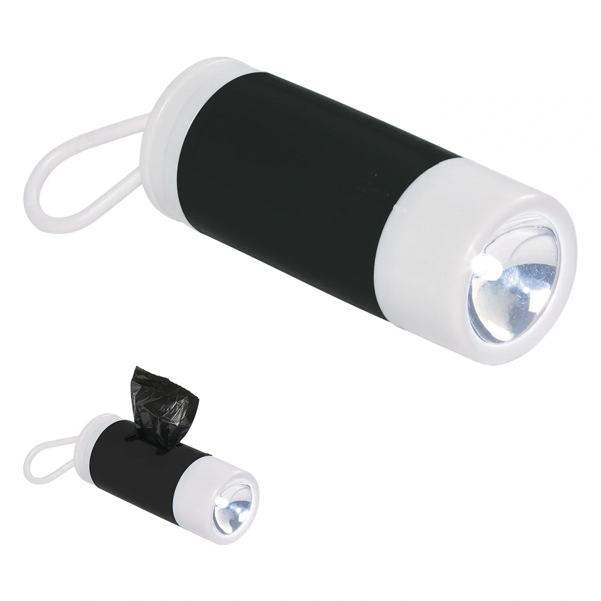 Attachment clip fastened onto a dog leash