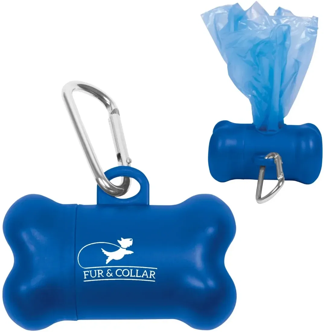 Custom Dog Bone Baggie Dispenser — view 2