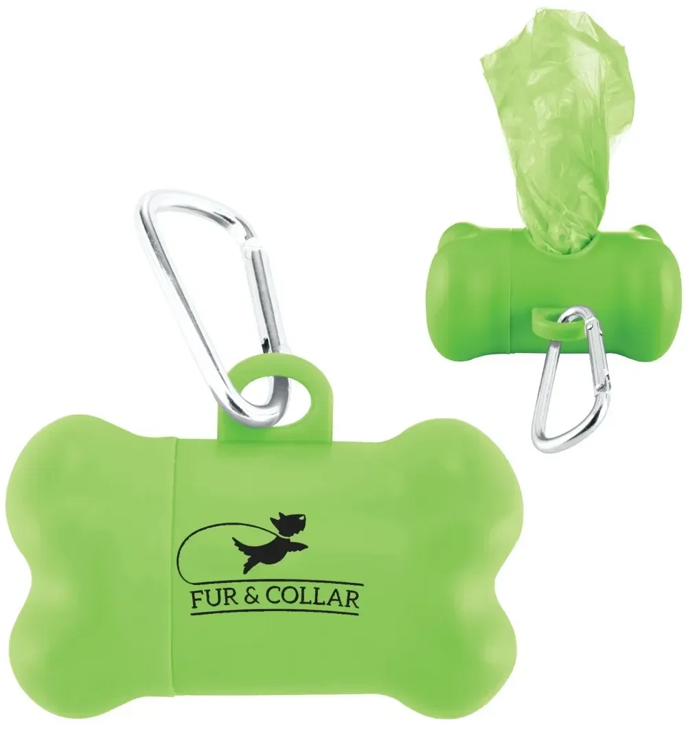 Custom Dog Bone Baggie Dispenser — view 3