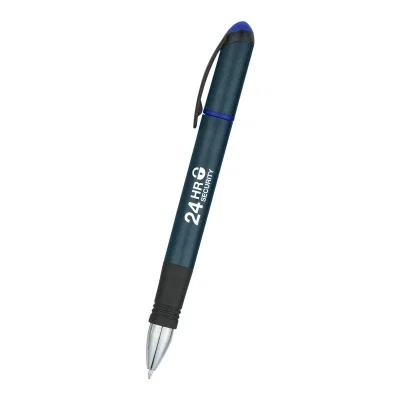Purple version of the two-in-one writing instrument