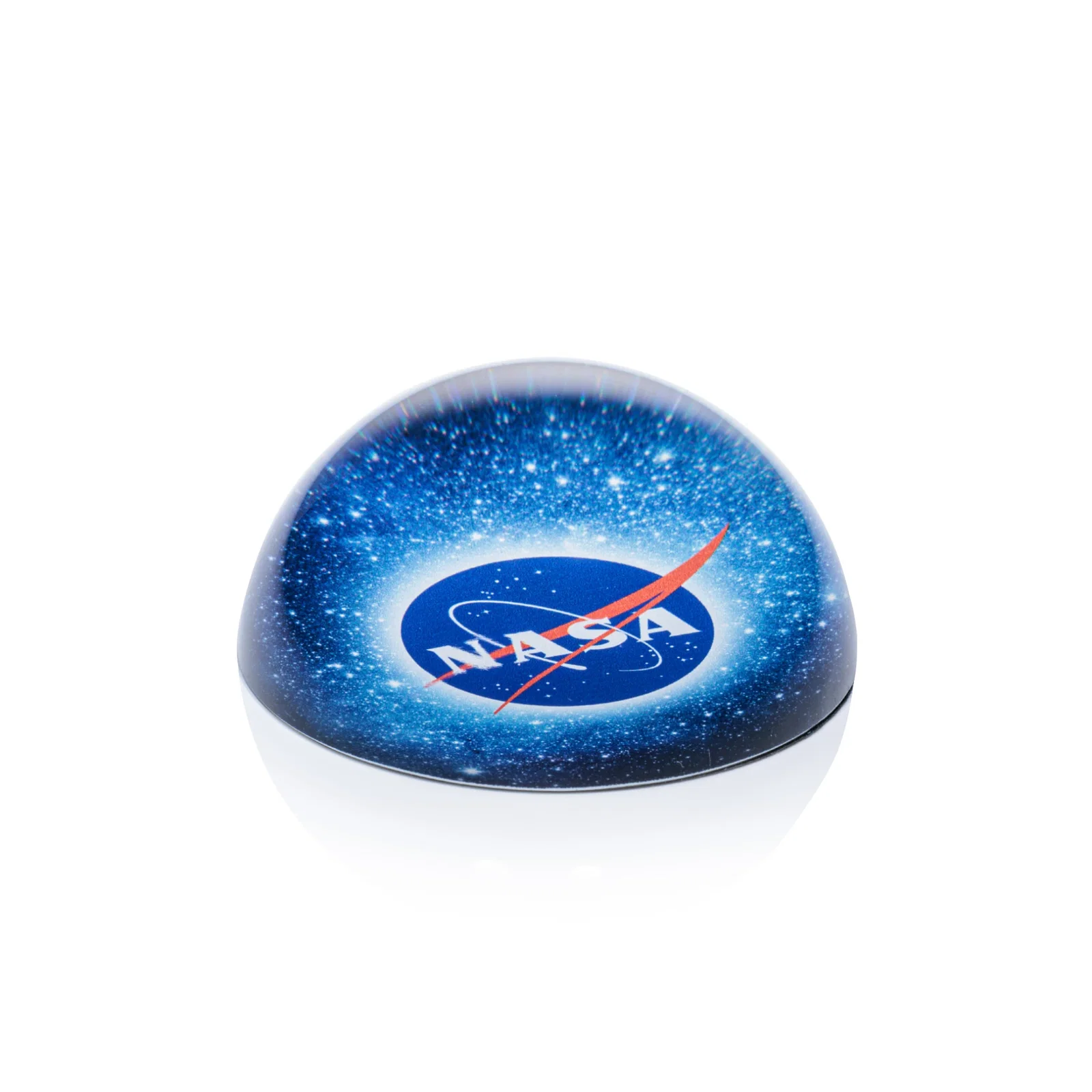 Custom Dome Crystal Paperweight, 2.75" or 3.5" Half-Sphere, client appreciation gift for donor appreciation