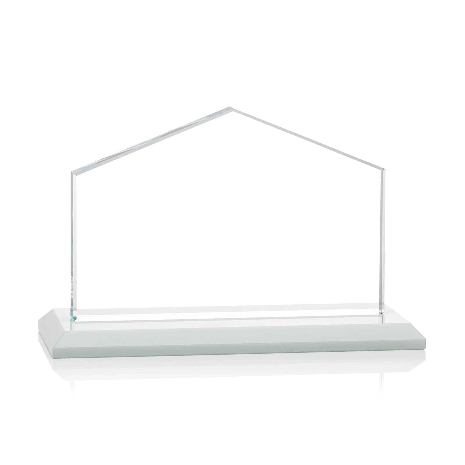 Promotional Starfire Crystal Real Estate Award in Eight Base Colors, with your logo for sales achievement awards