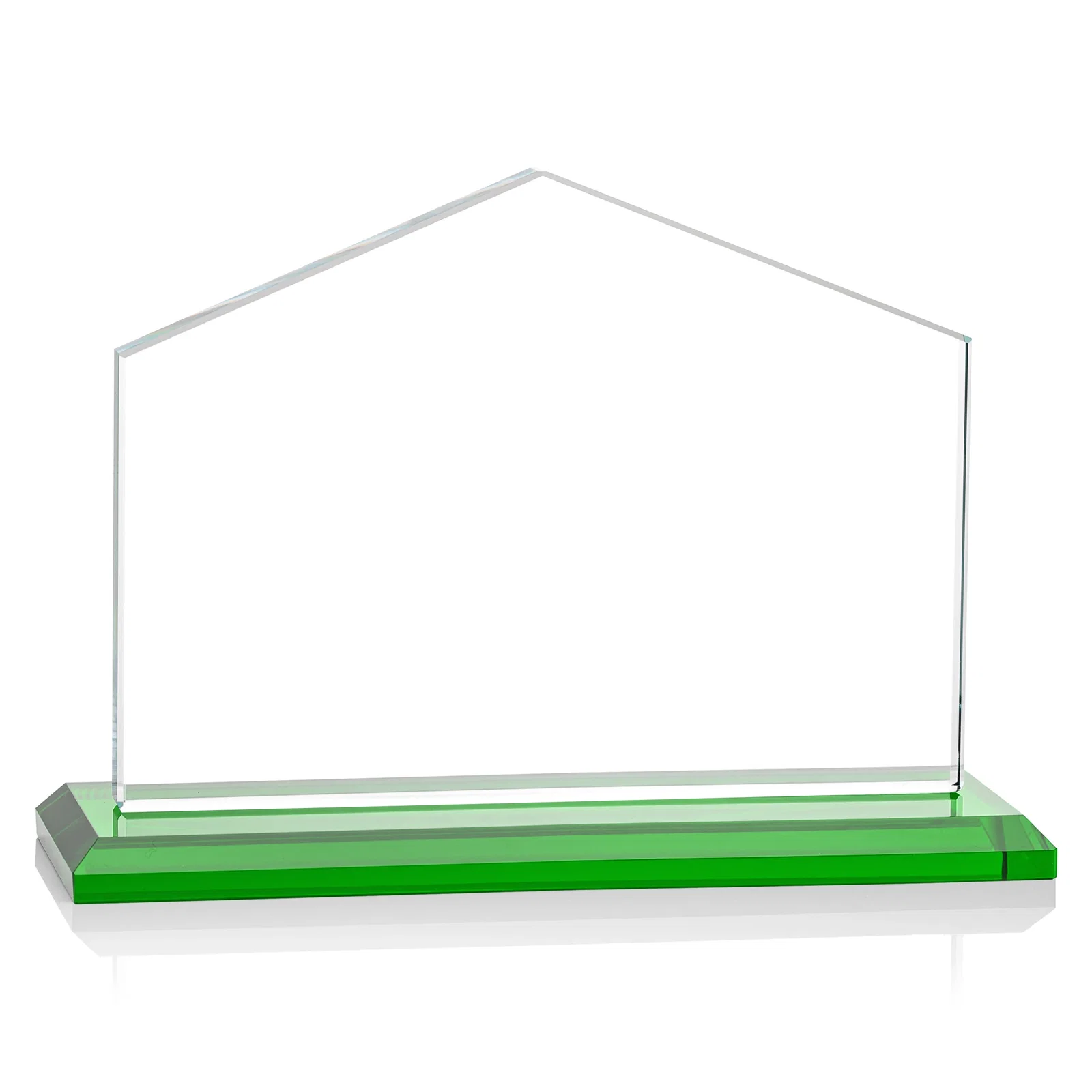 Custom Starfire Crystal Real Estate Award in Eight Base Colors, with your logo for volunteer appreciation