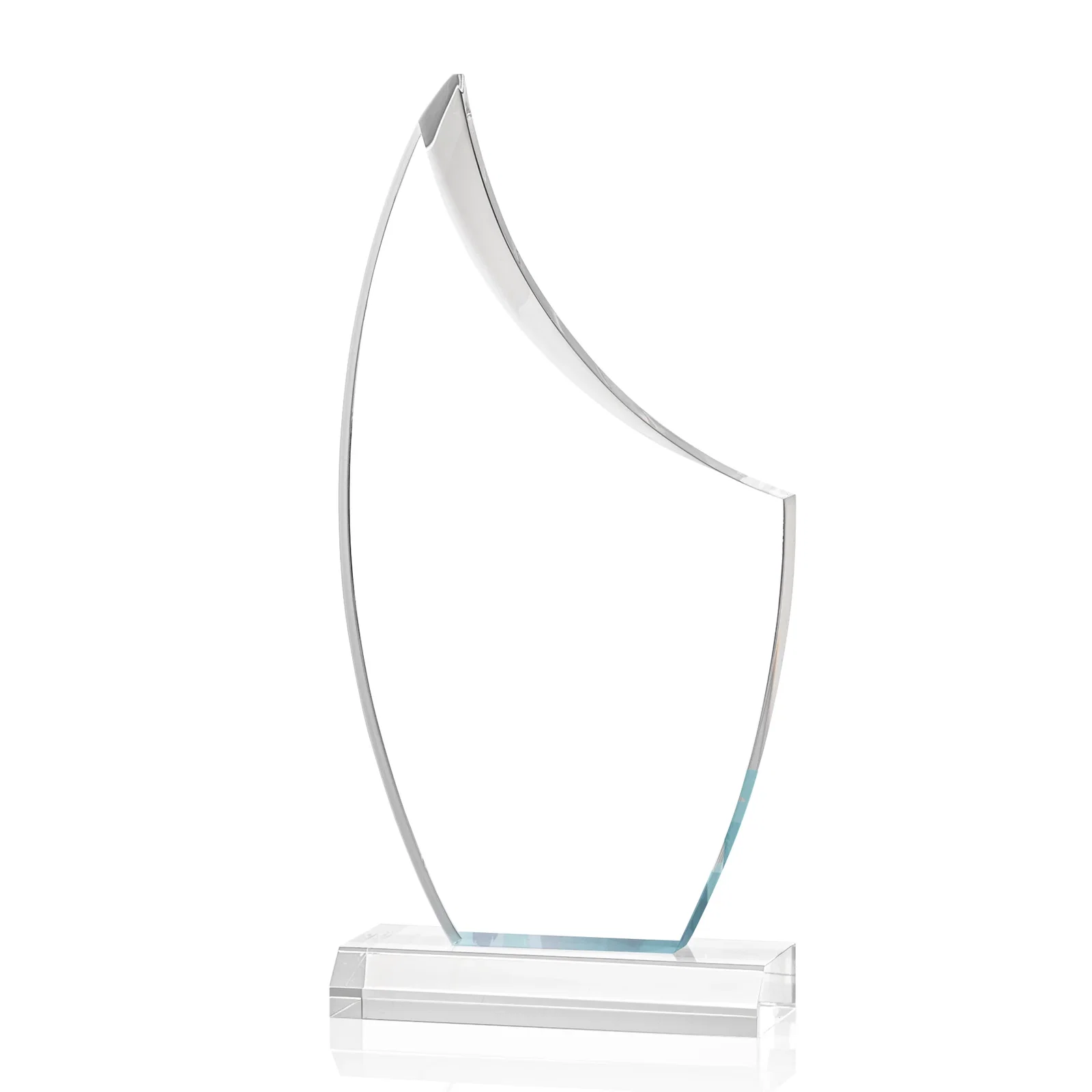 Personalized Acrylic Sail Award with Deep Bevels for corporate award ceremonies