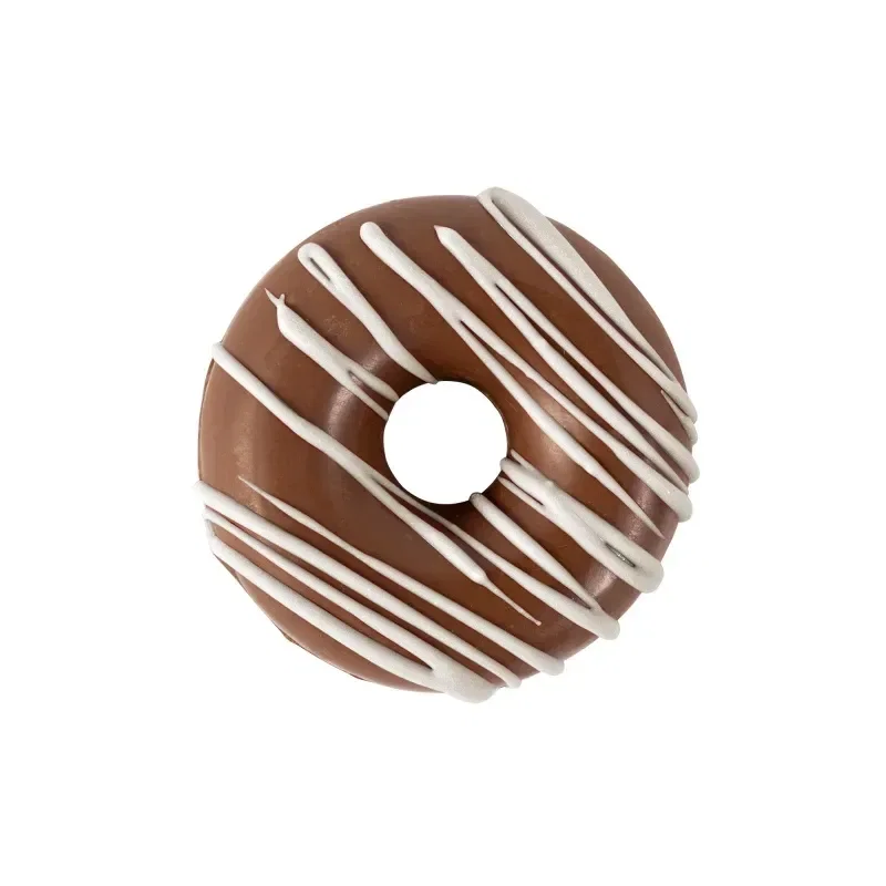Donut-Shaped Hot Chocolate Bomb with Drizzle — view 4
