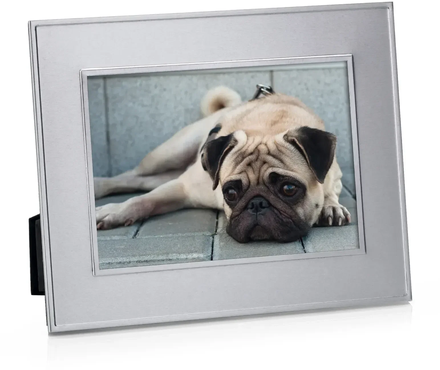 Customized Silver Metal Photo Frame — view 3