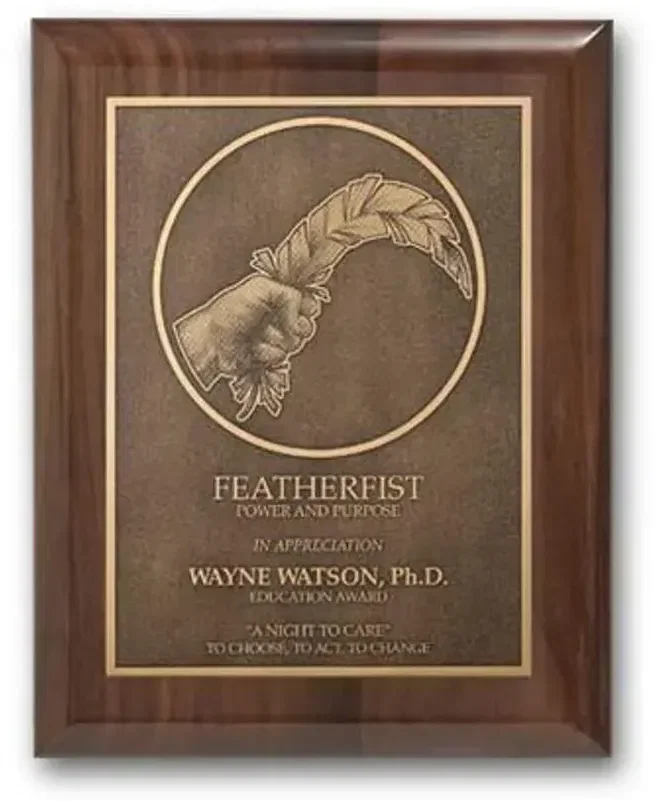 Double Etch Plaq - Walnut Cove Edge — view 2