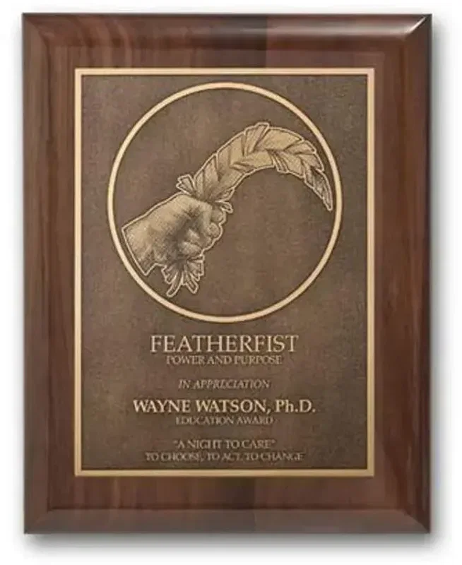 Double Etch Plaq - Walnut Cove Edge — view 2