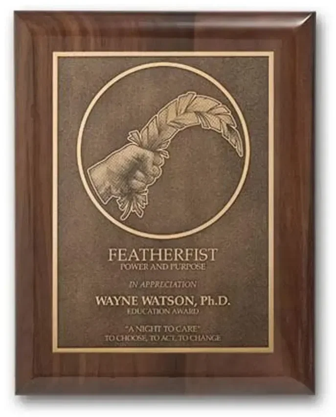 Double Etch Plaq - Walnut Cove Edge — view 3