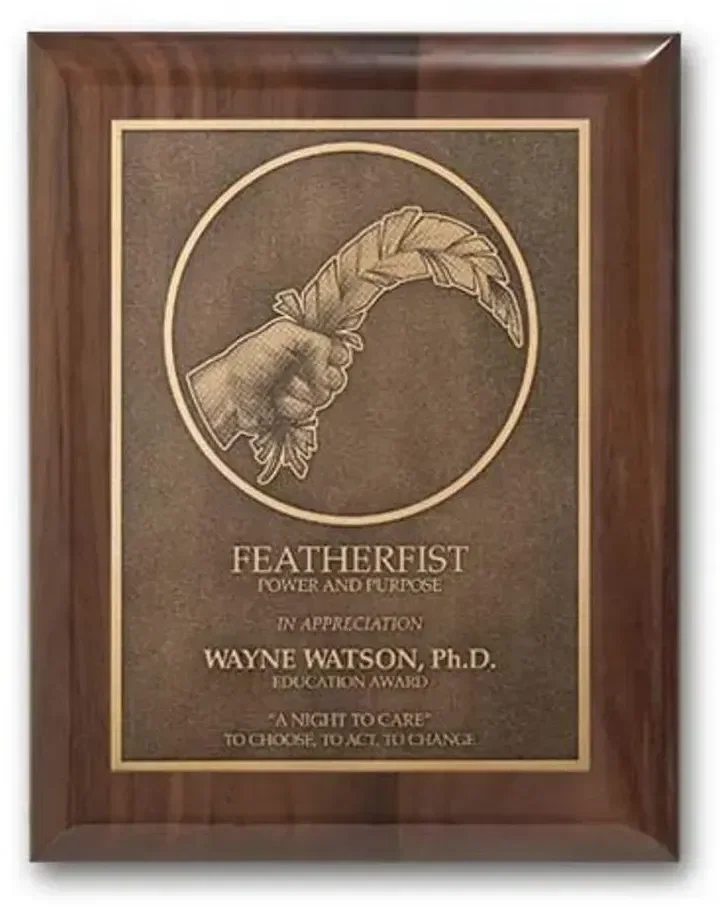 Double Etch Plaq - Walnut Cove Edge — view 4