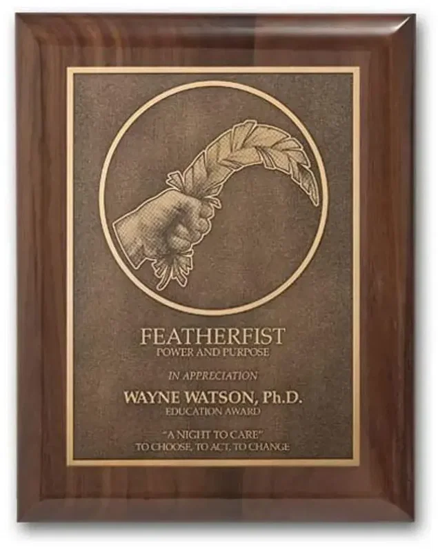 Double Etch Plaq - Walnut Cove Edge — view 5