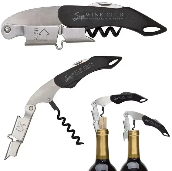 Double Hinged Wine Key Corkscrew — view 3