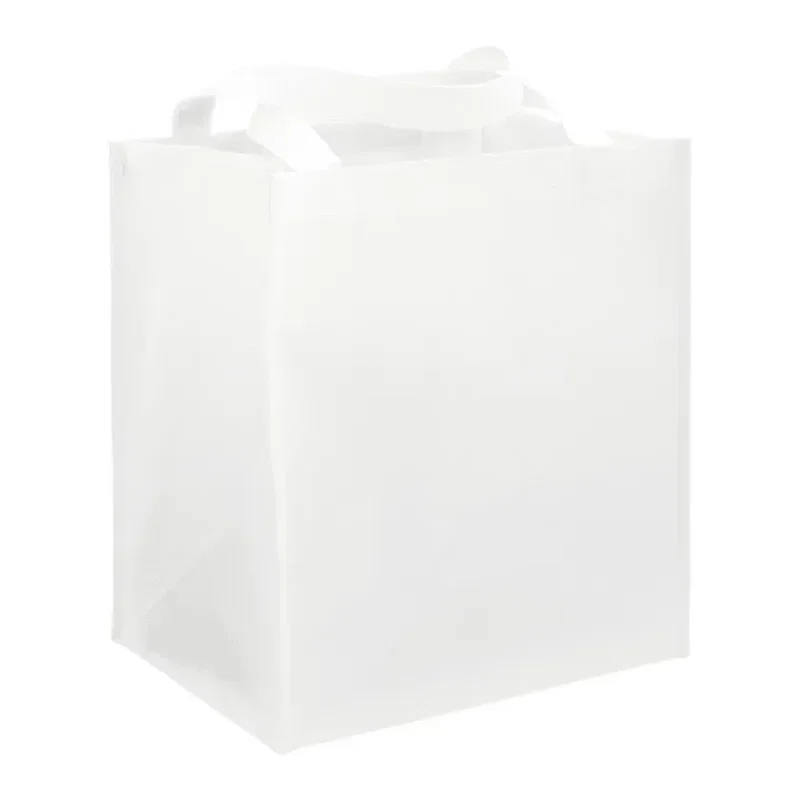 Custom Wipeable Grocery Tote with Bottom Board Support — view 11