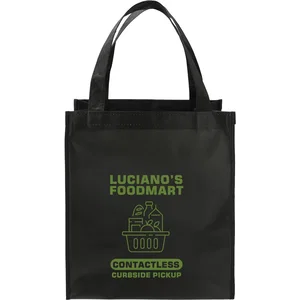 Wipeable Grocery Tote with Bottom Board Support