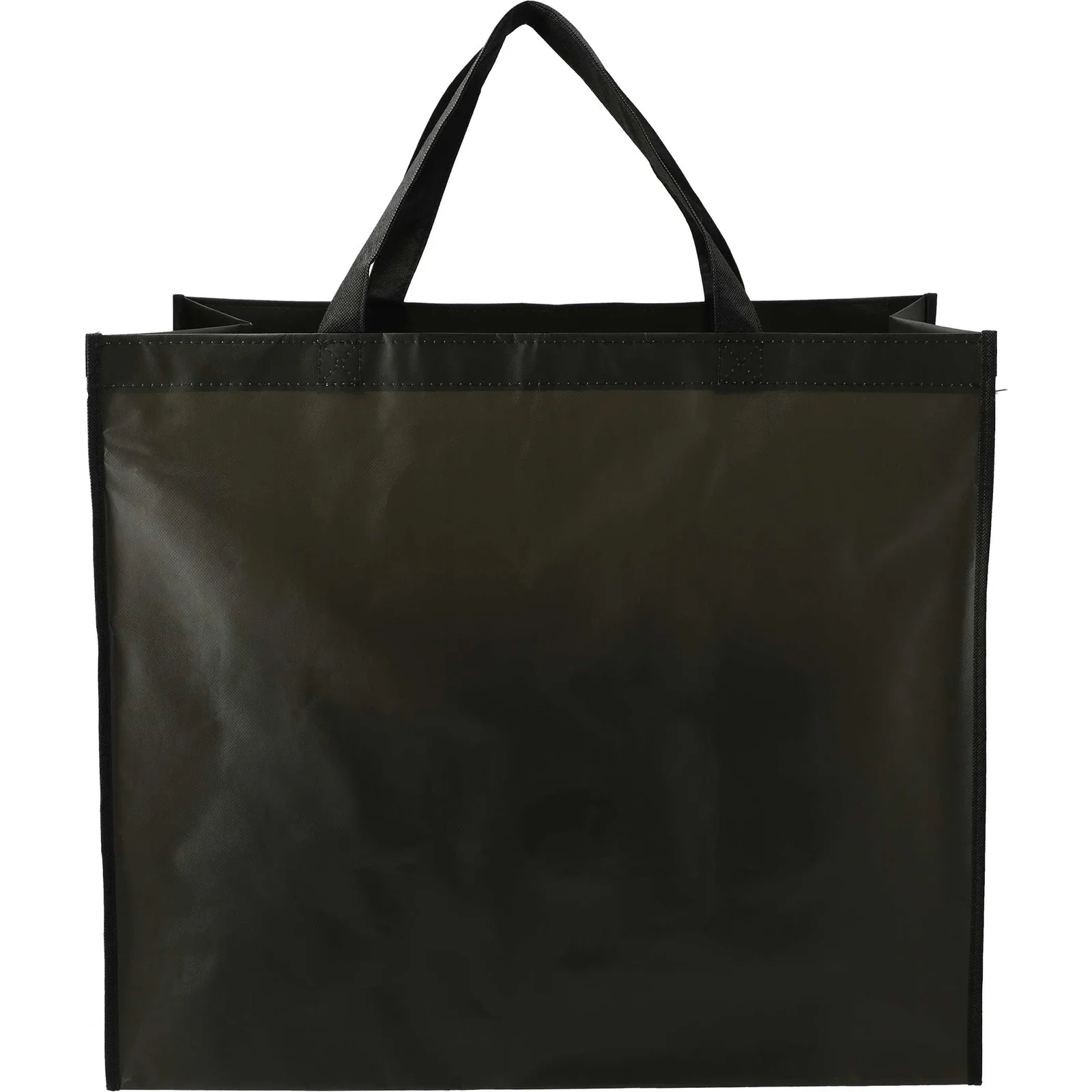 Custom Jumbo Laminated Tote with Plastic Bottom Board — view 11