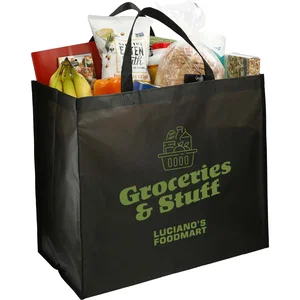Jumbo Laminated Tote with Plastic Bottom Board