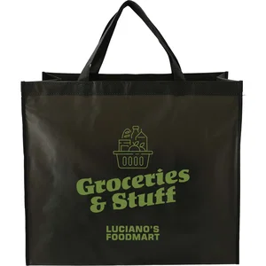 Jumbo Laminated Tote with Plastic Bottom Board