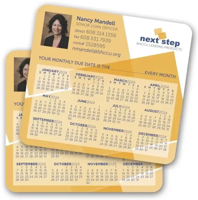 Double Sided Calendar Magnet