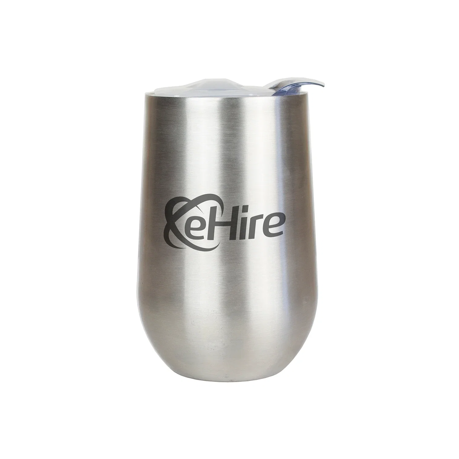 Double Wall Stainless Steel Wine Cup — Silver — view 2