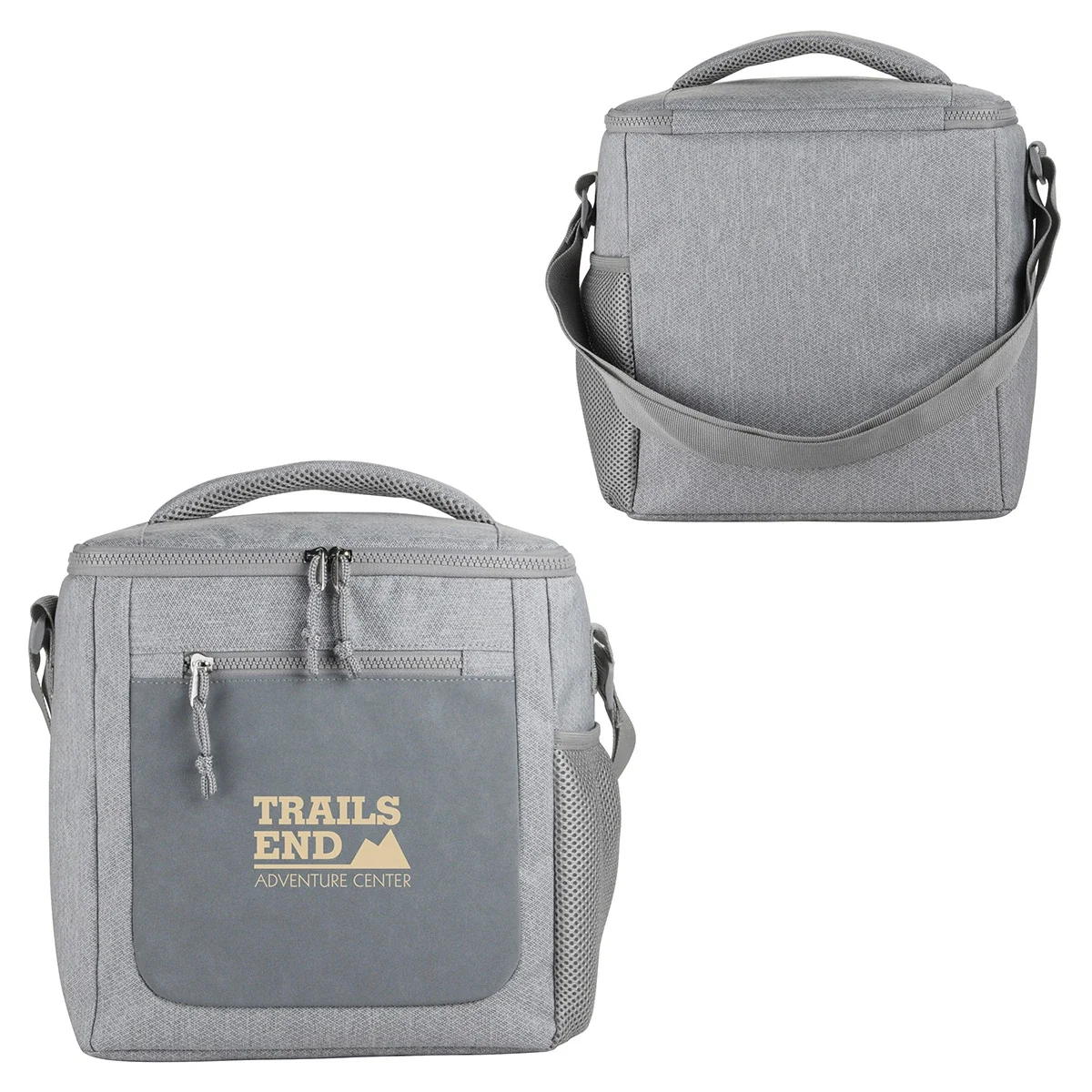 Custom Dove Cooler Bag, front view of the branded insulated cooler bag