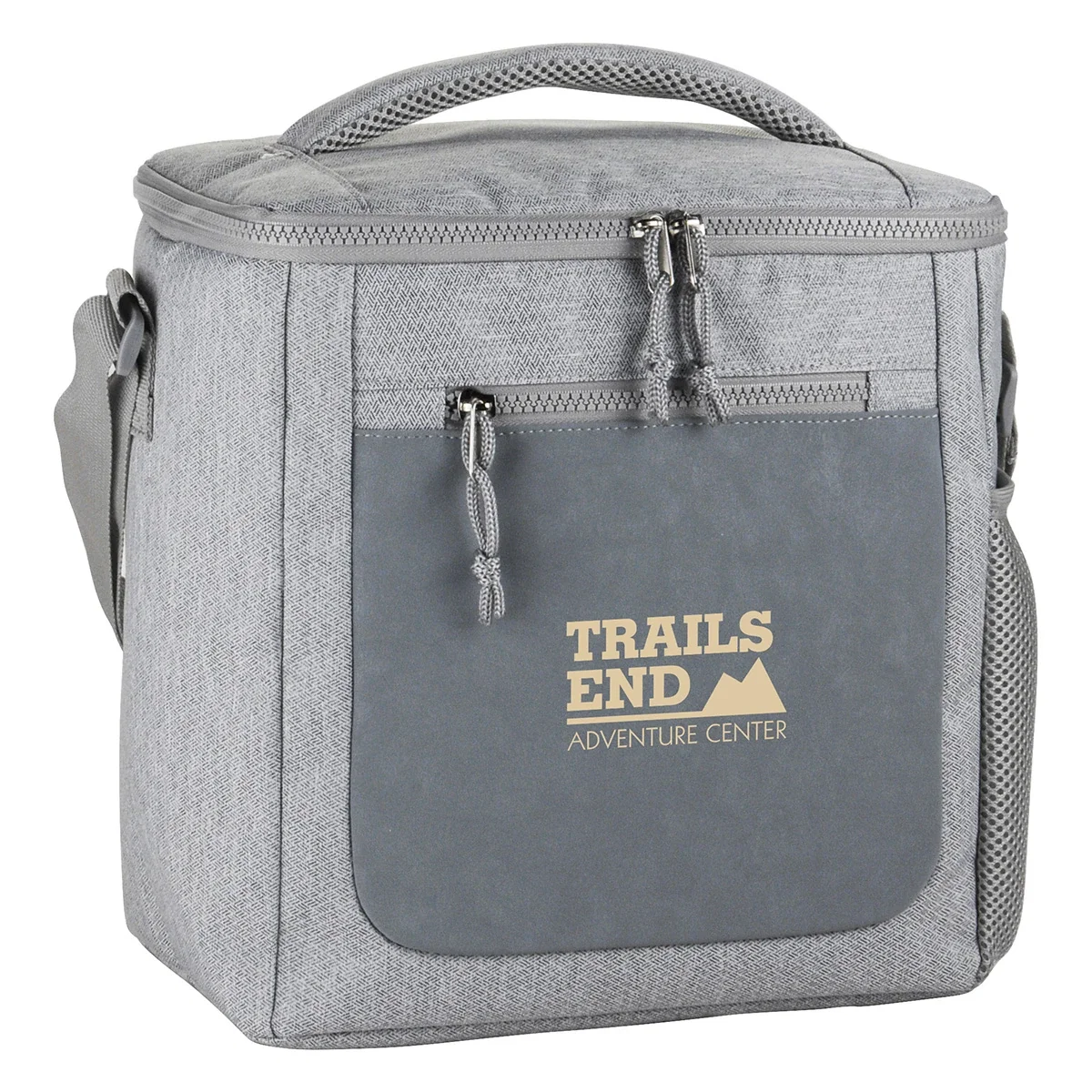 Side profile of the promotional Dove Cooler Bag showing its insulated construction
