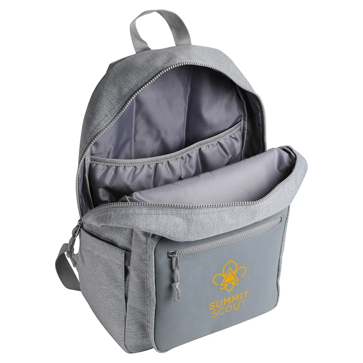 Side profile of the branded Dove Urban Backpack