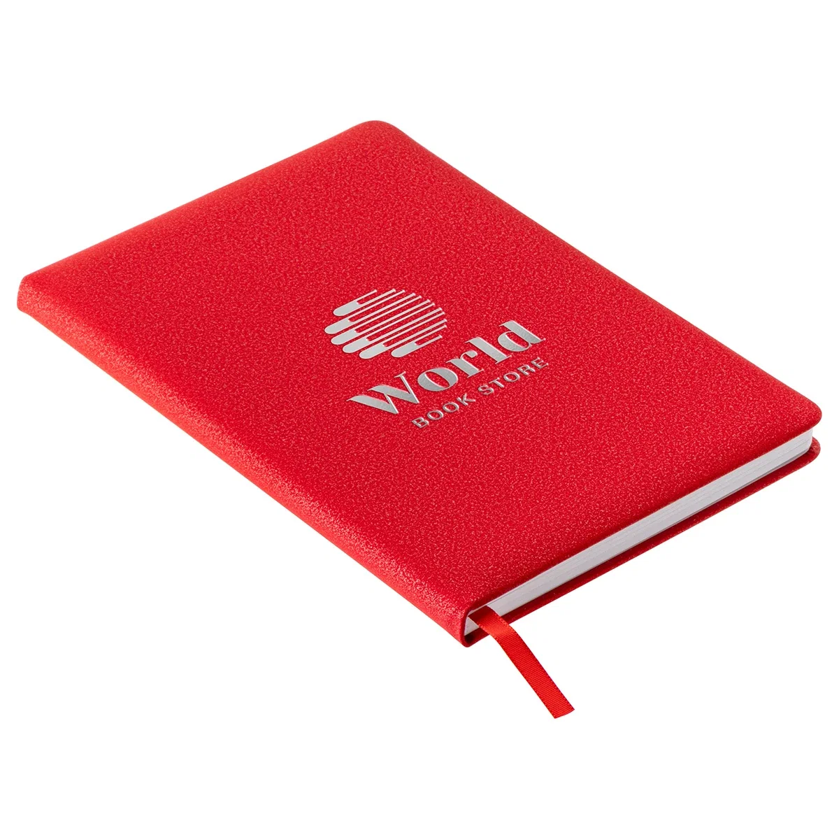 Close-up of the custom Draftsman Journal's padded hardcover texture