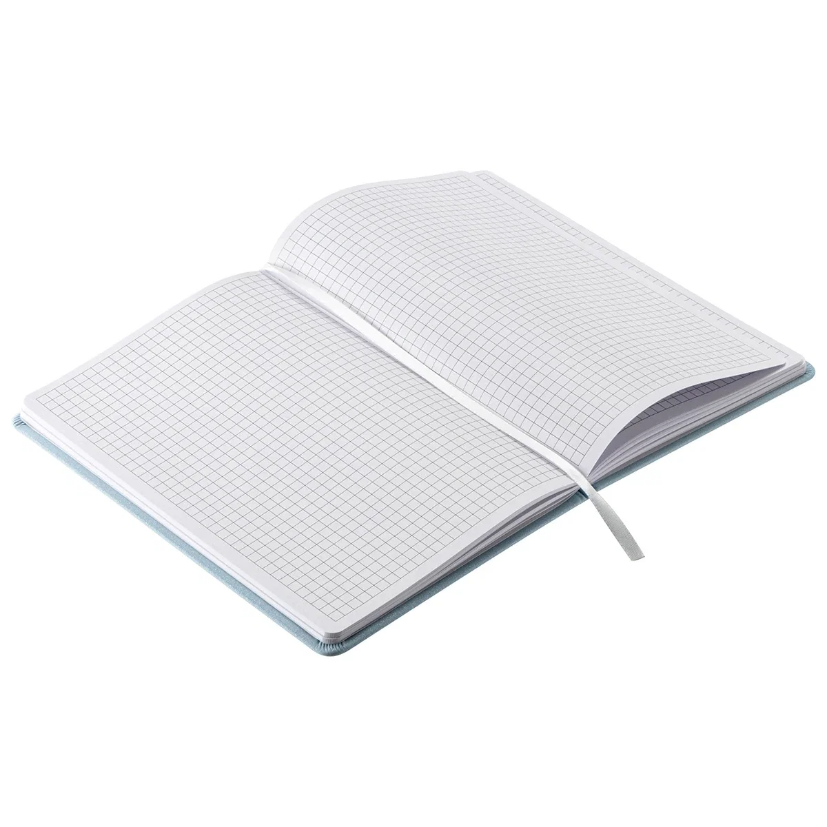 Open view of the promotional Draftsman Journal showing the grid-lined pages
