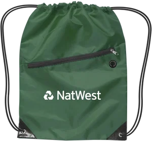 Custom Drawstring Backpack with Zipper