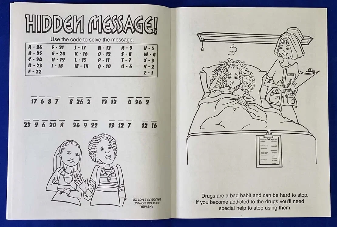 Drug Free Coloring & Activity Book — view 2