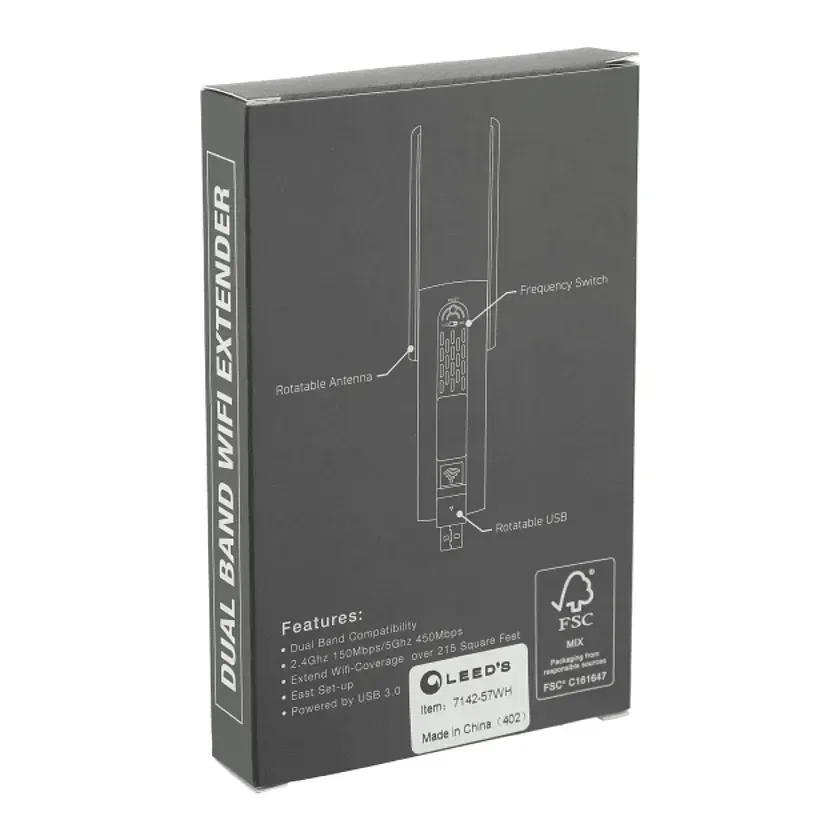 Customized Dual Band WiFi Extender — view 2