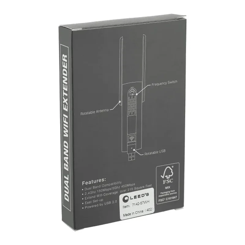 Customized Dual Band WiFi Extender — view 2
