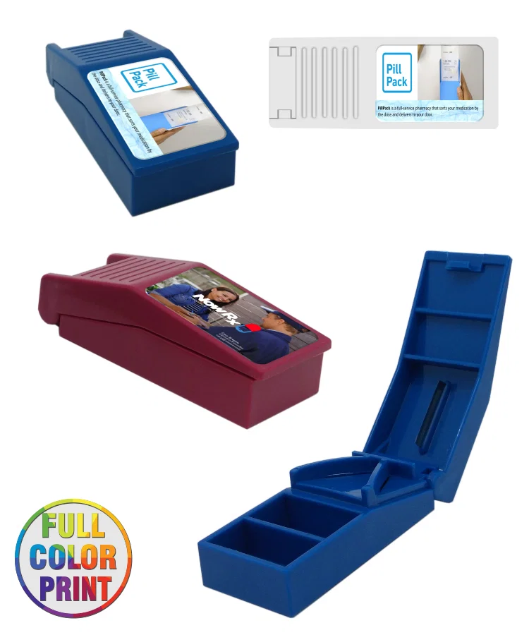 Dual Function Pill Cutter and Pillbox Combination — view 2