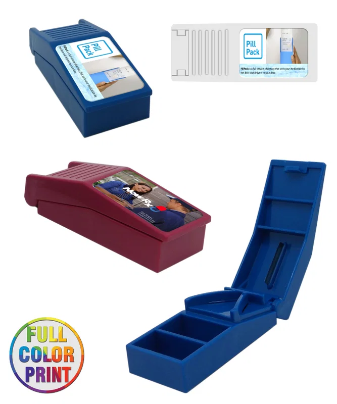 Dual Function Pill Cutter and Pillbox Combination — view 2