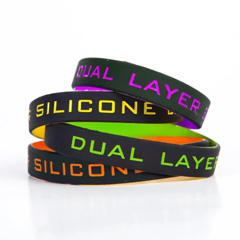 Custom Dual Layered Silicone Bands — view 6