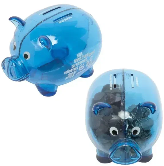 Promotional Dual Savings Piggy Bank — view 2