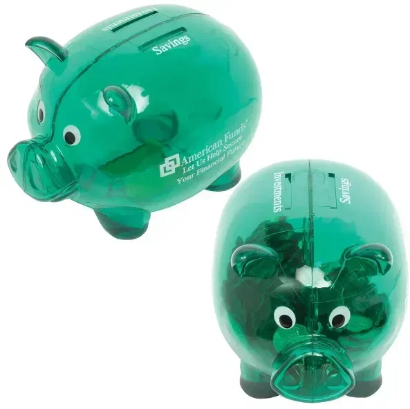 Promotional Dual Savings Piggy Bank — view 3